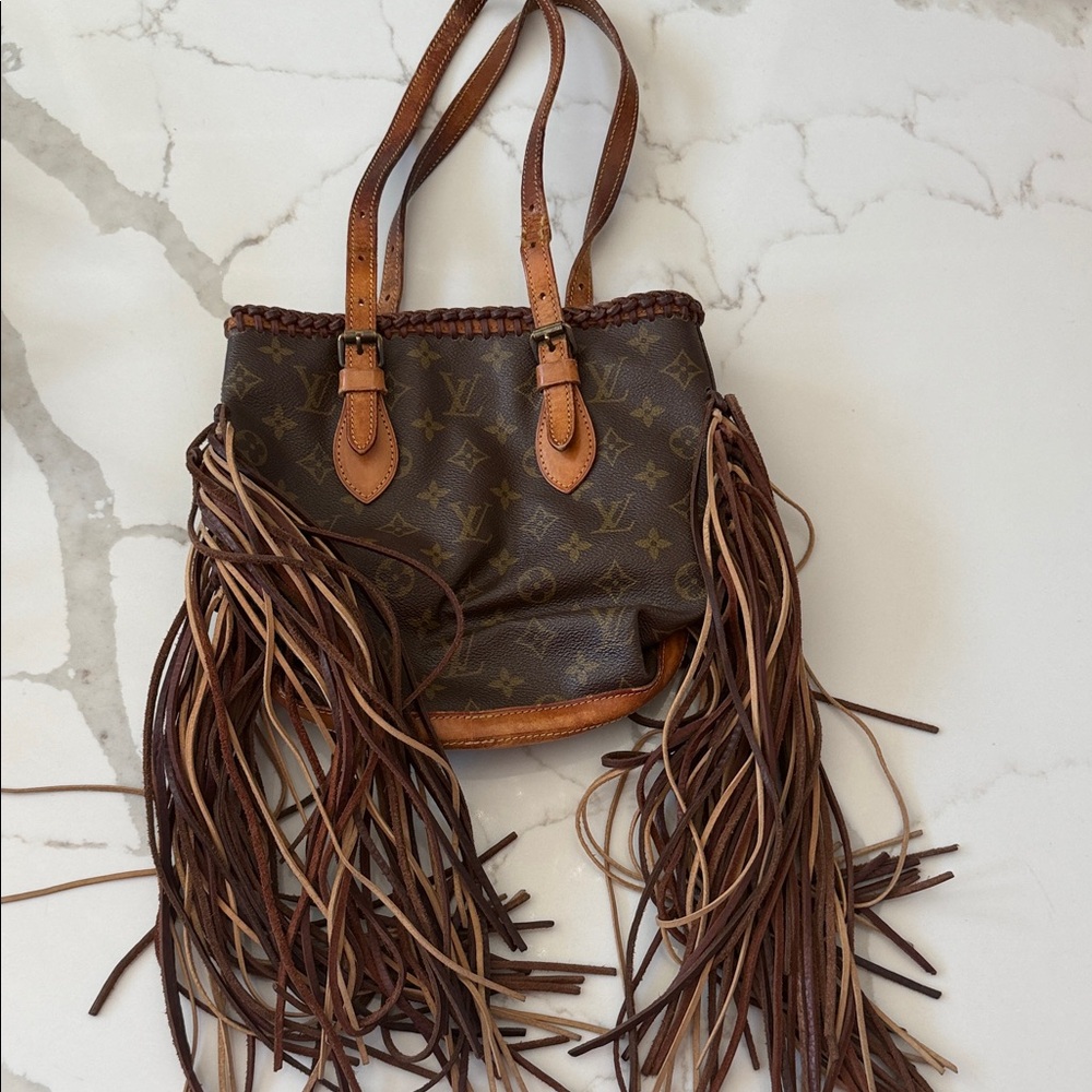 Louis Vuitton Brown Fringe Shoulder Bag